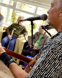 Leemount carehome music activity